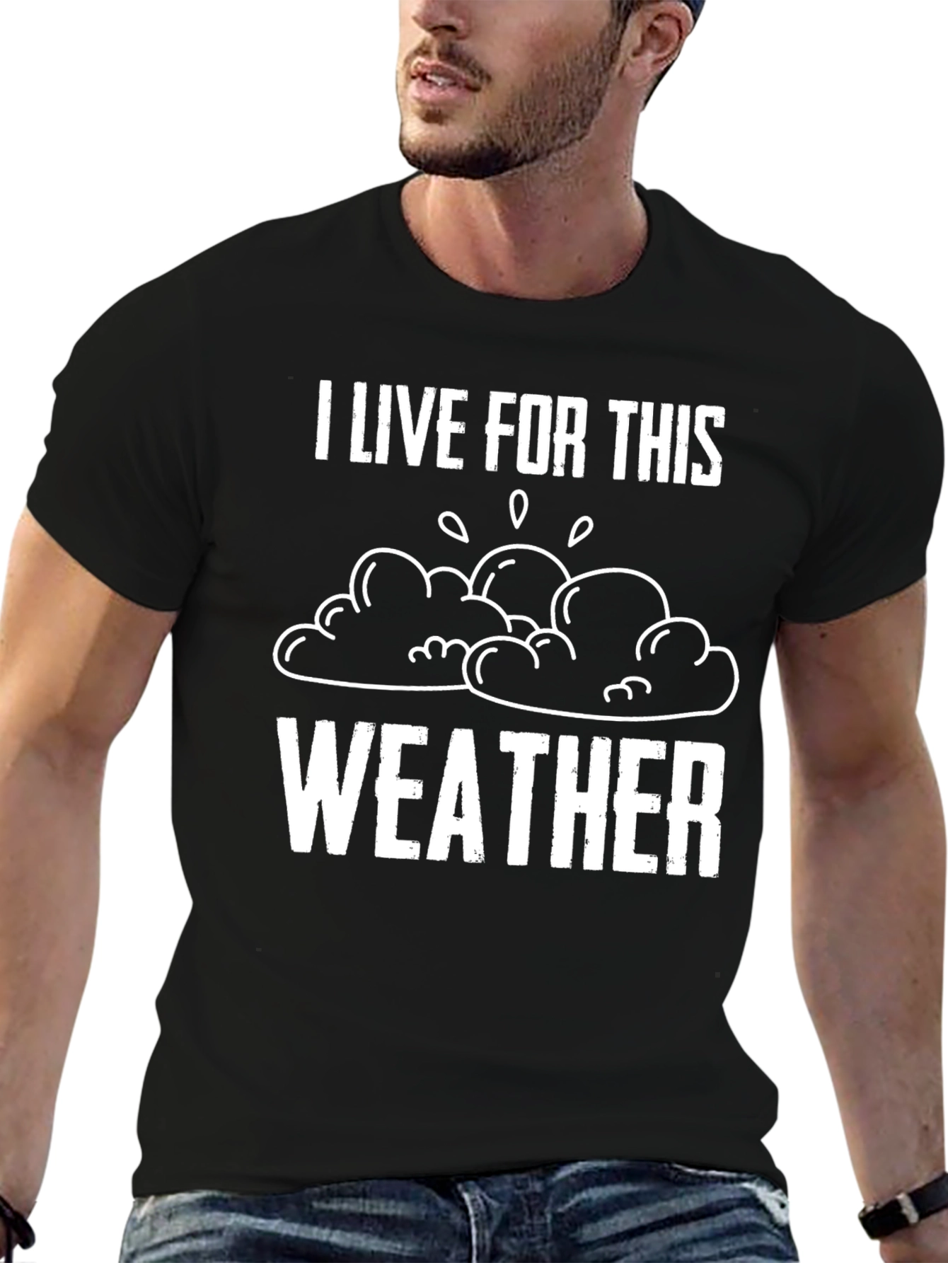 I Live For This Weather Graphic Tee