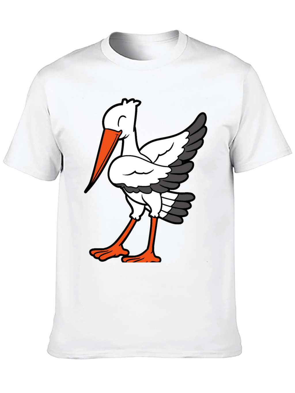 Stork Graphic Tee - Casual Comfort T-Shirt