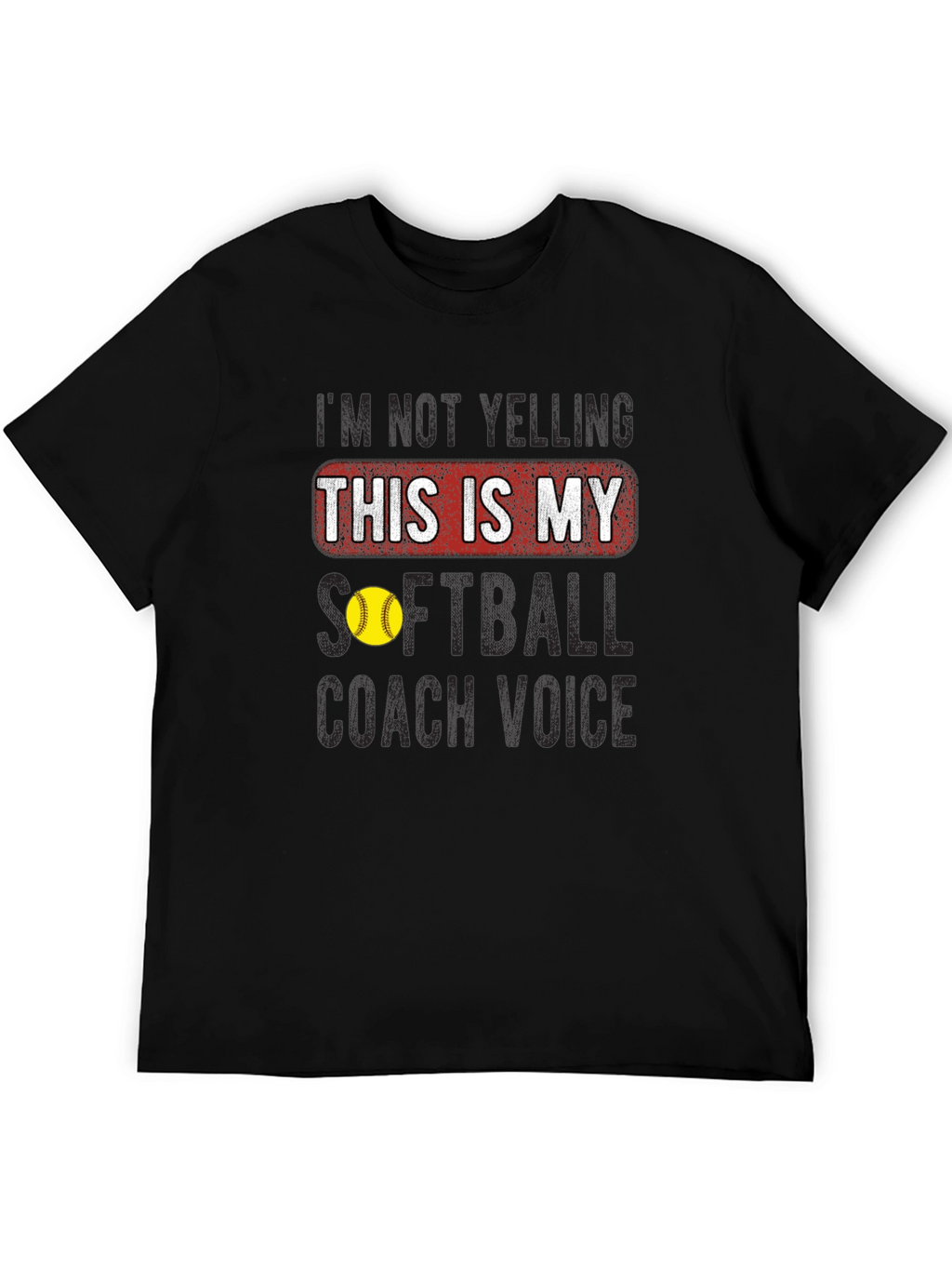 Softball Coach Voice T-Shirt