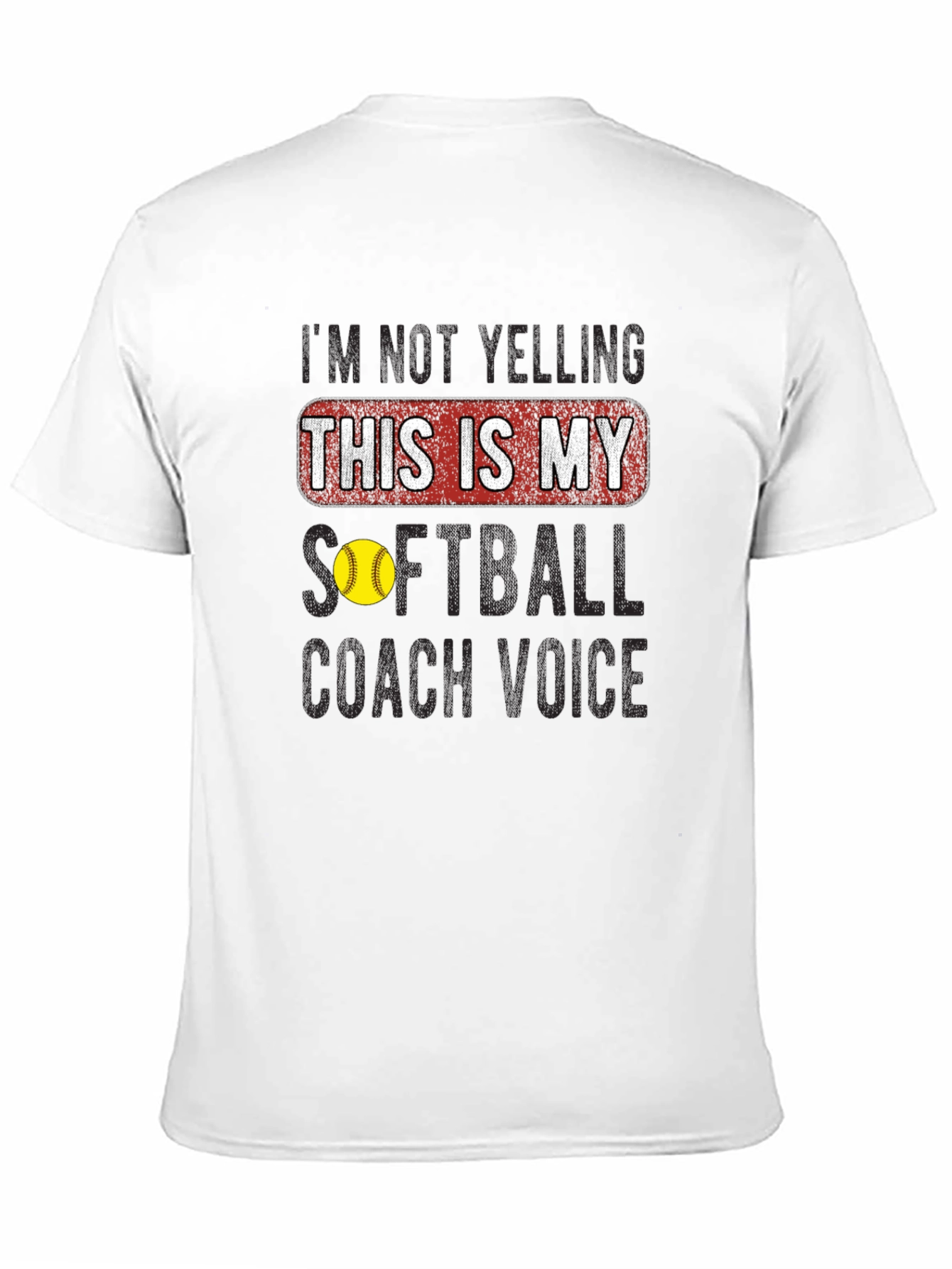 Softball Coach Voice T-Shirt