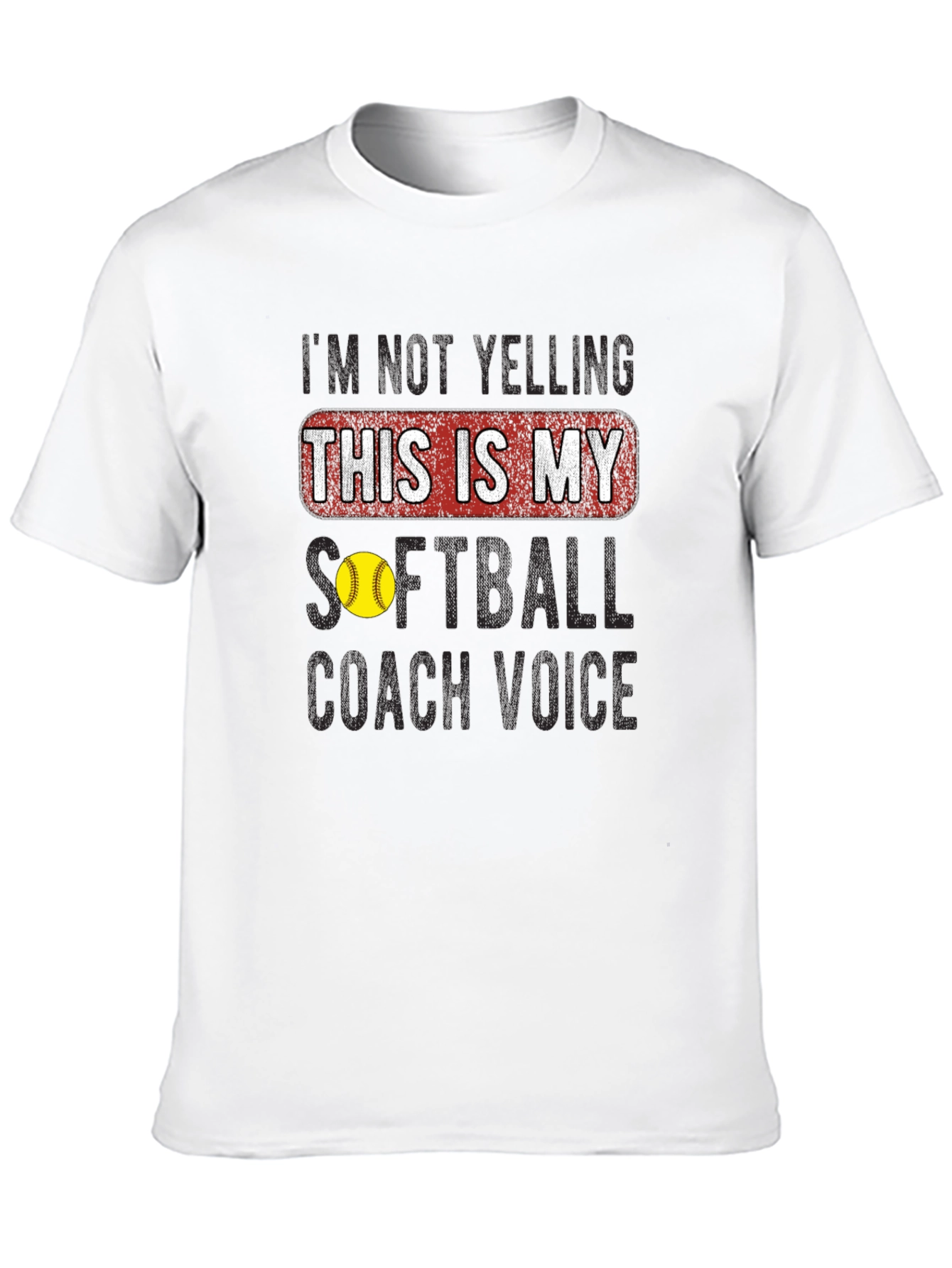 Softball Coach Voice T-Shirt