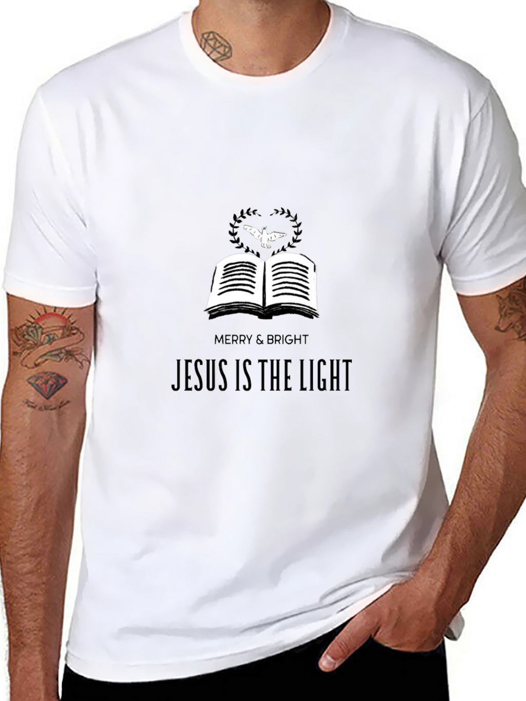 Jesus Is The Light Graphic T-Shirt