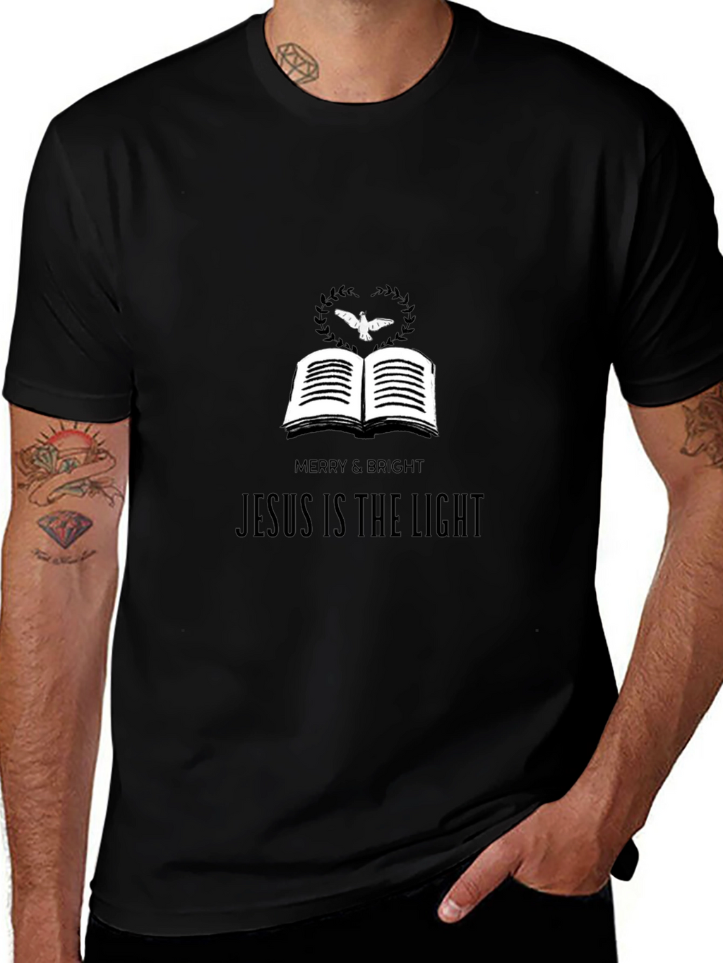 Jesus Is The Light Graphic T-Shirt