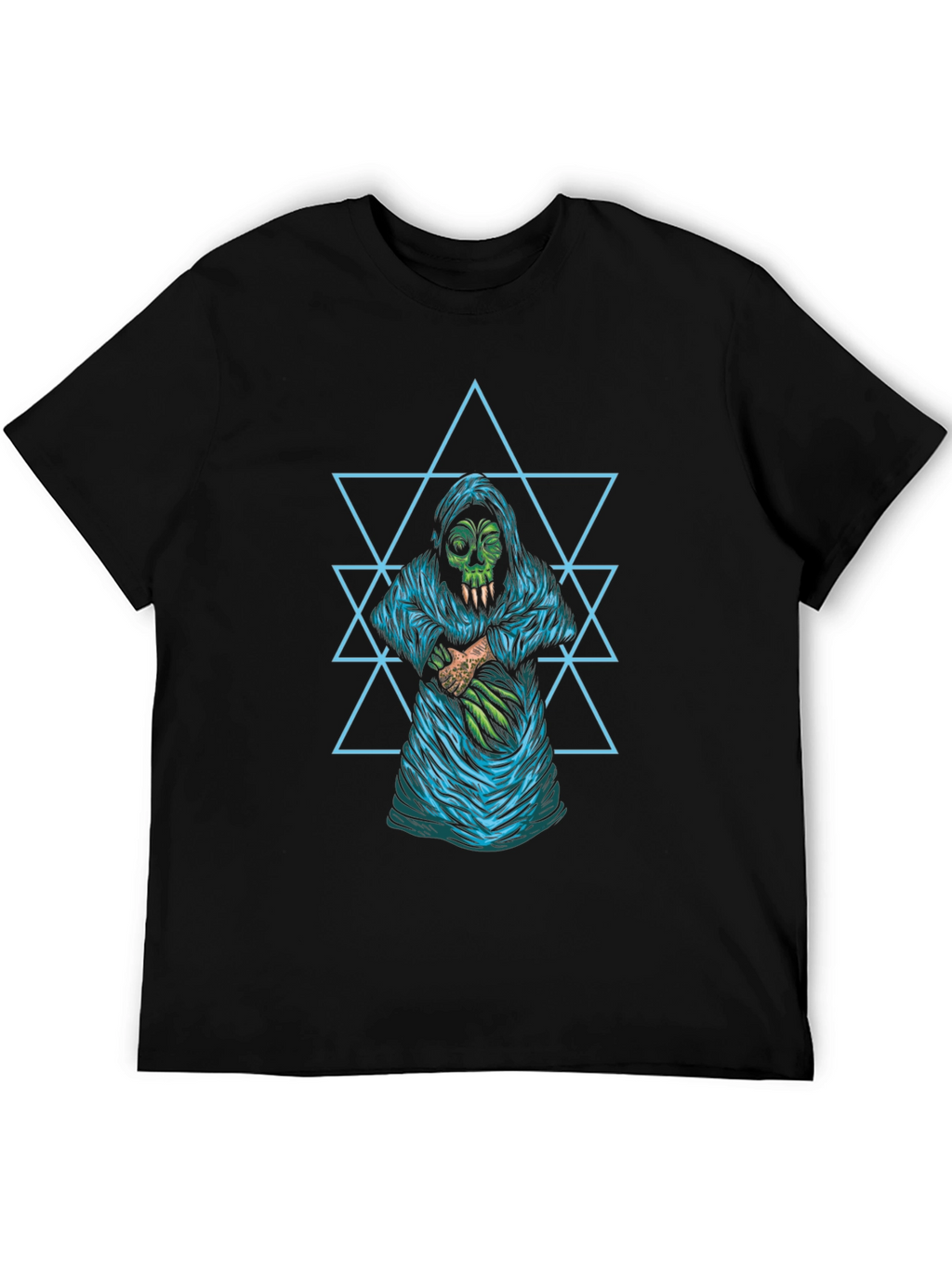 Mystic Horror Graphic Tee - Black