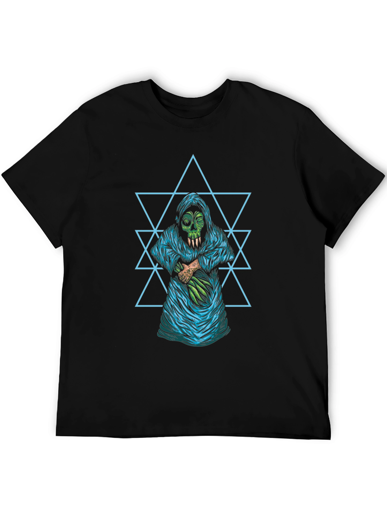 Mystic Horror Graphic Tee - Black