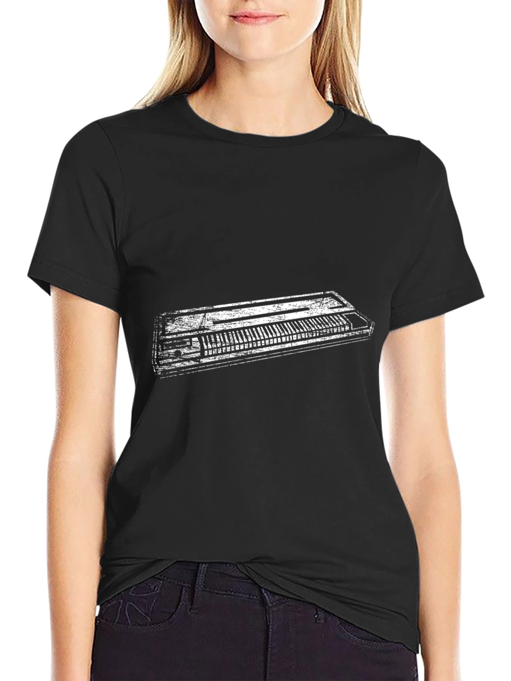 Keyboard Graphic Tee - Musicians Statement Piece