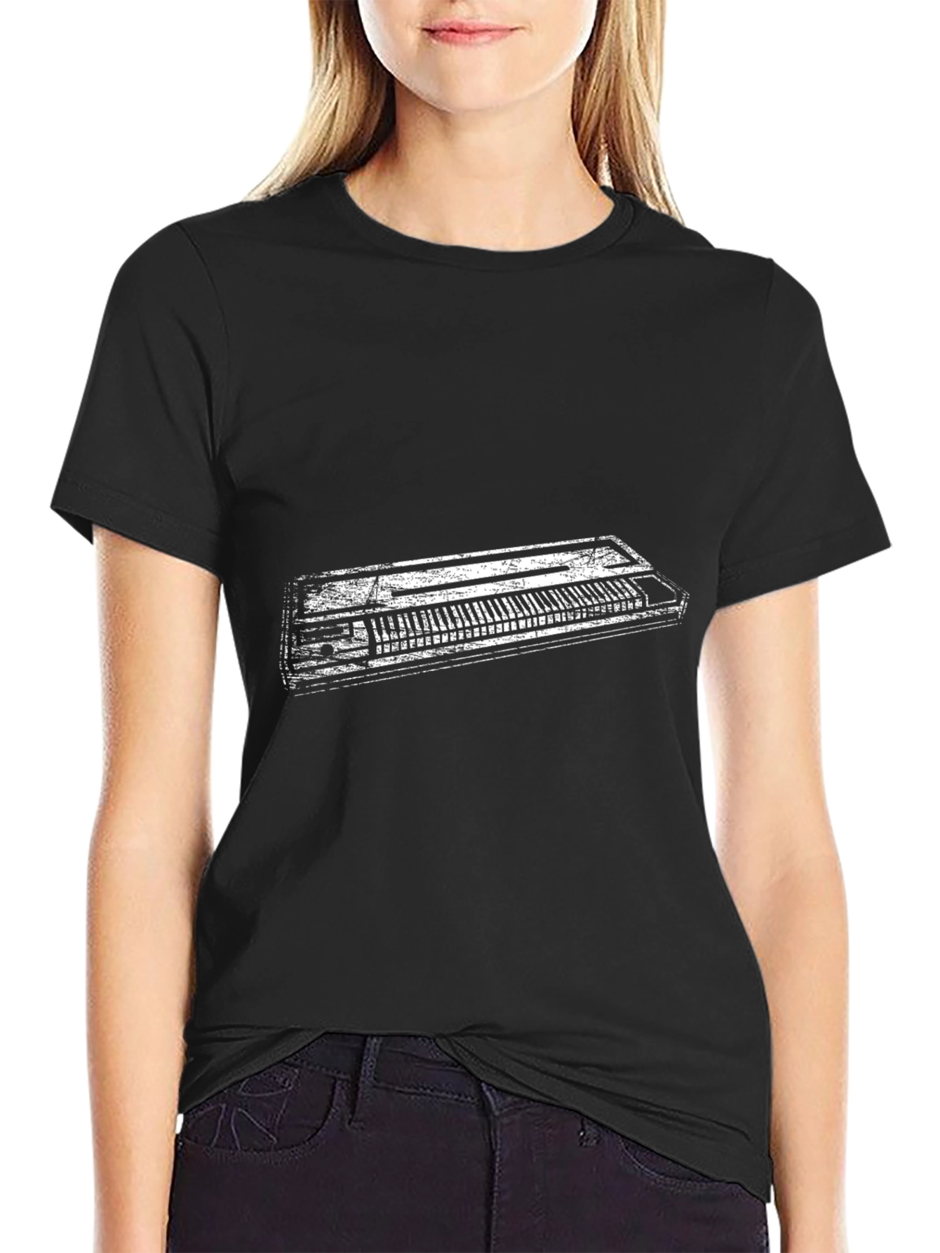 Keyboard Graphic Tee - Musicians Statement Piece