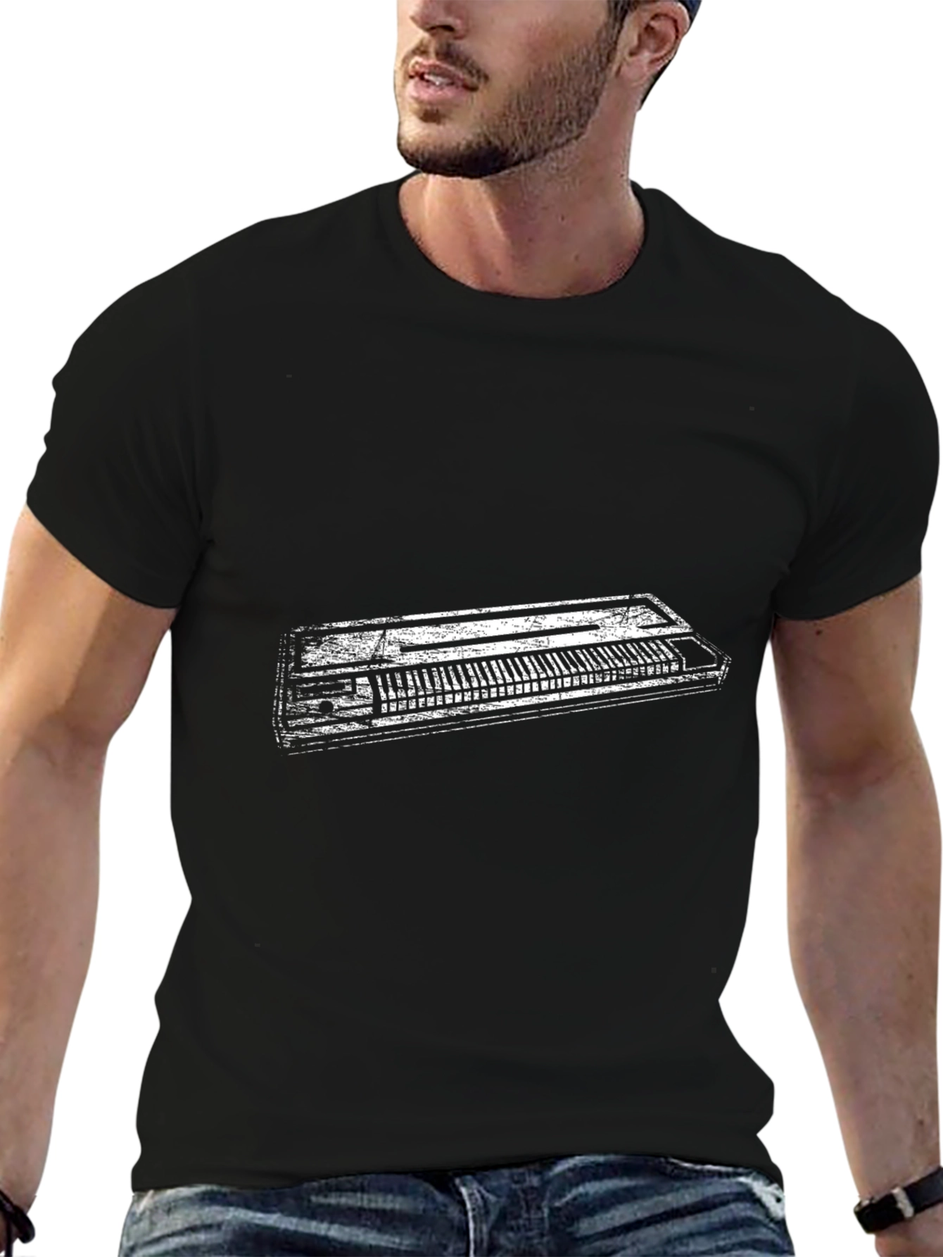 Keyboard Graphic Tee - Musicians Statement Piece