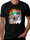 Monster Truck Graphic T-Shirt Cool Car Tee