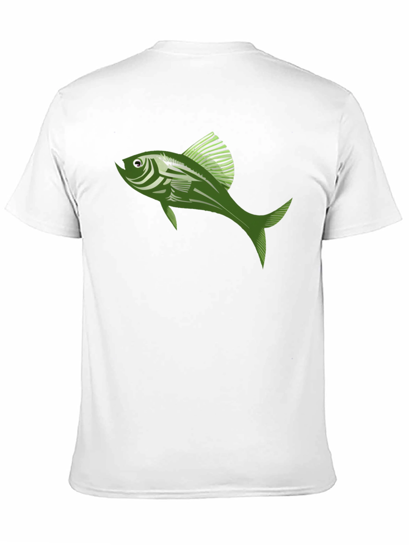 Cool Fish Graphic Tee - Stylish Black Cotton T-Shirt