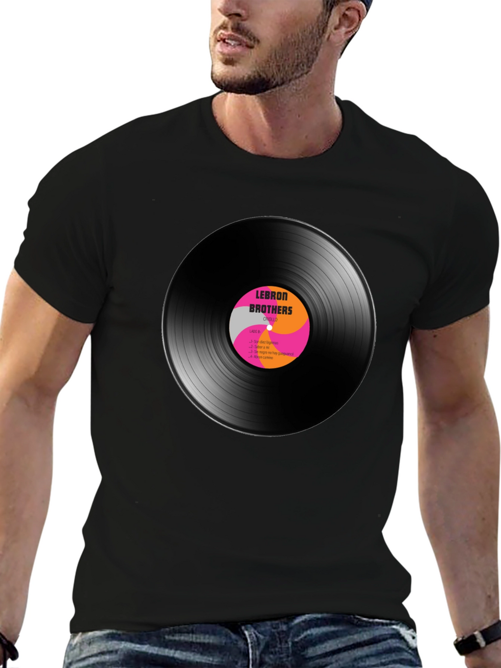 LeBron Brothers Vinyl Record Graphic T-Shirt