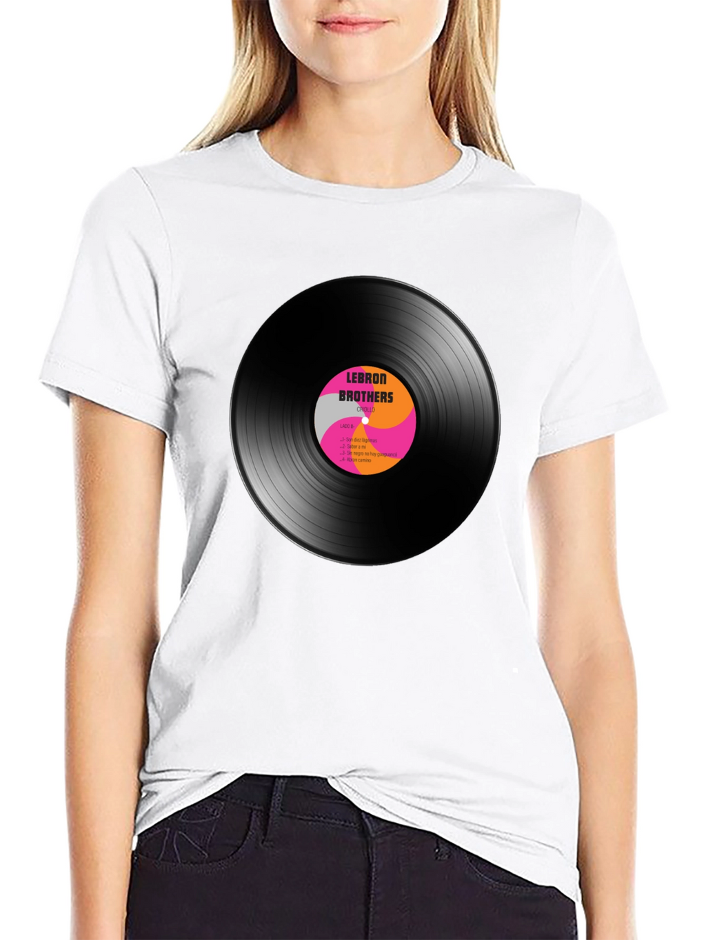 LeBron Brothers Vinyl Record Graphic T-Shirt