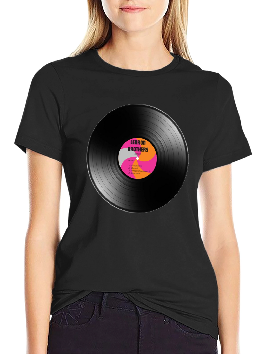 LeBron Brothers Vinyl Record Graphic T-Shirt