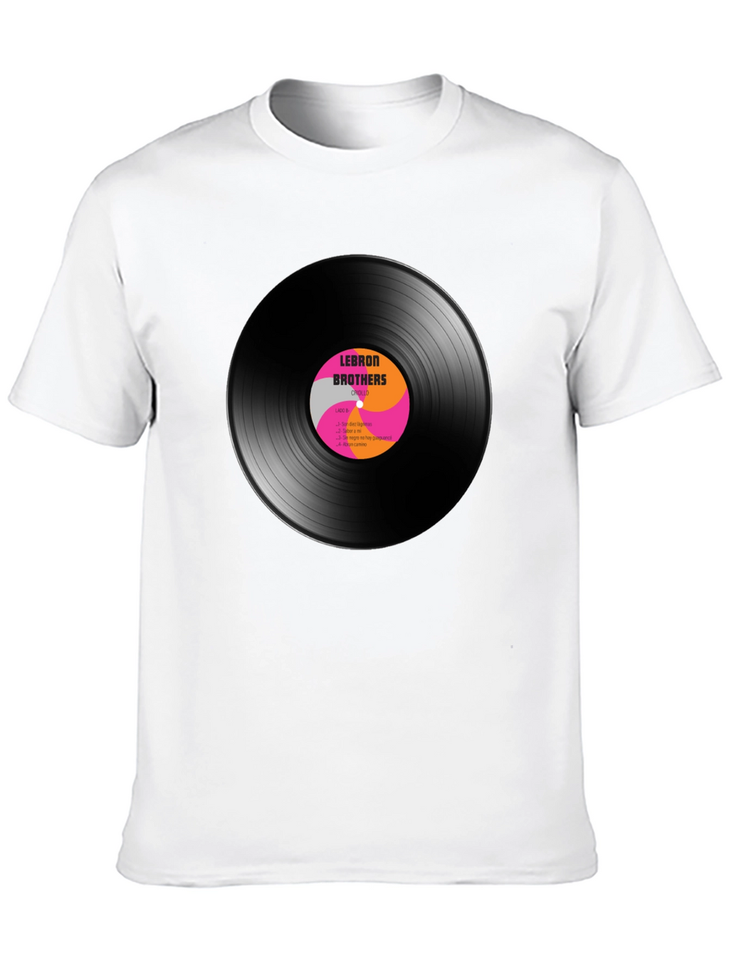 LeBron Brothers Vinyl Record Graphic T-Shirt
