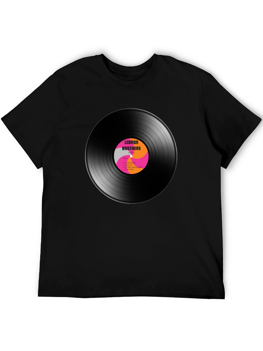 LeBron Brothers Vinyl Record Graphic T-Shirt
