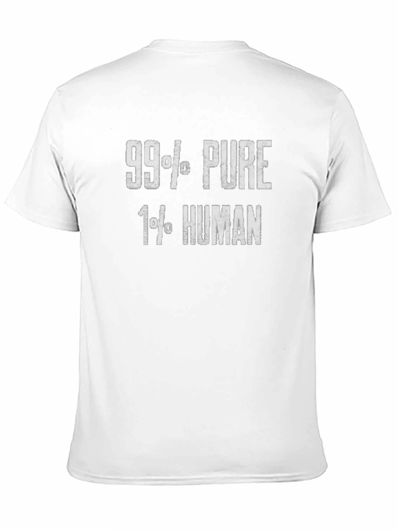 99% Pure 1% Human Graphic T-Shirt