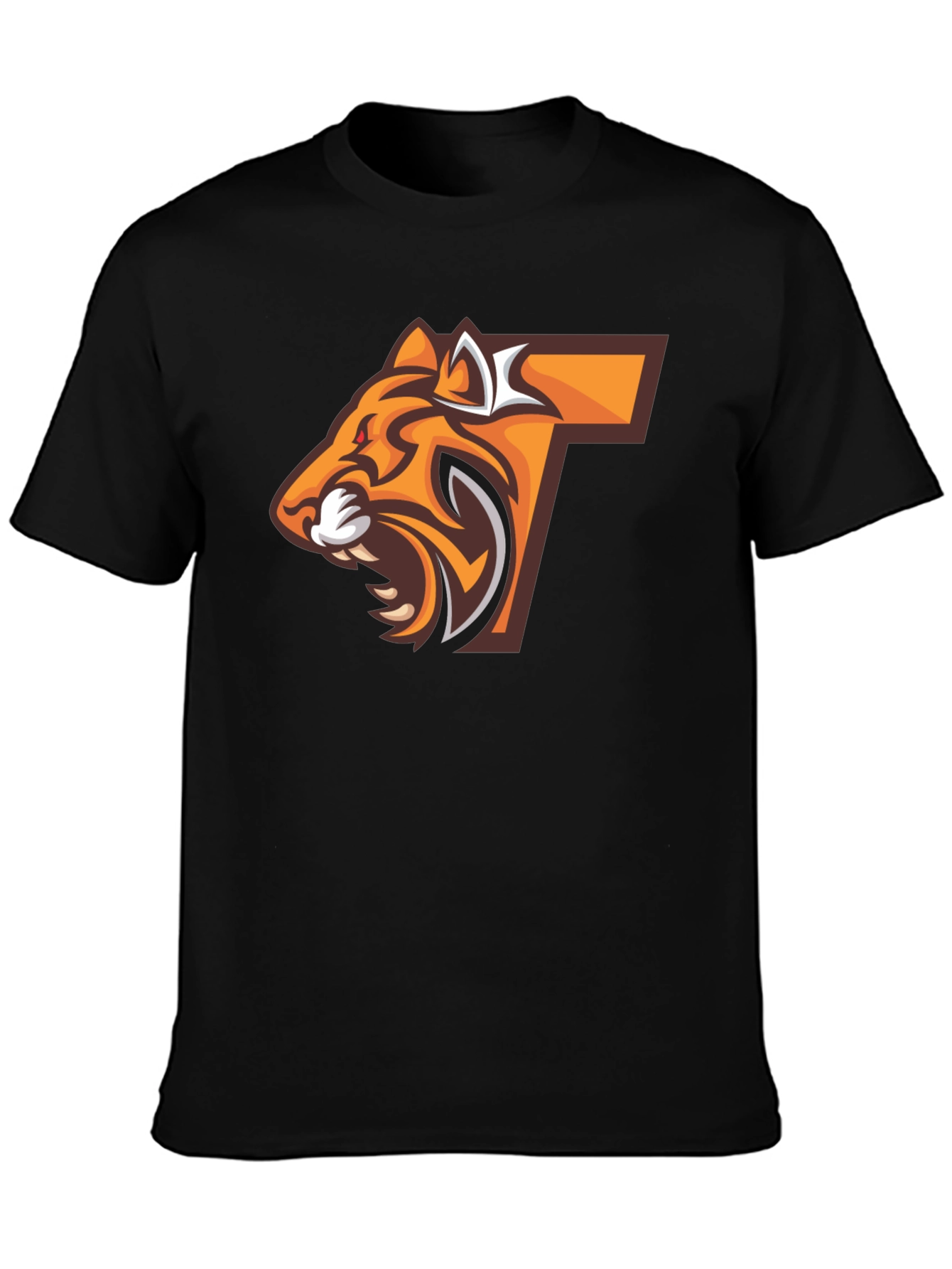 Tiger Logo Black T-Shirt