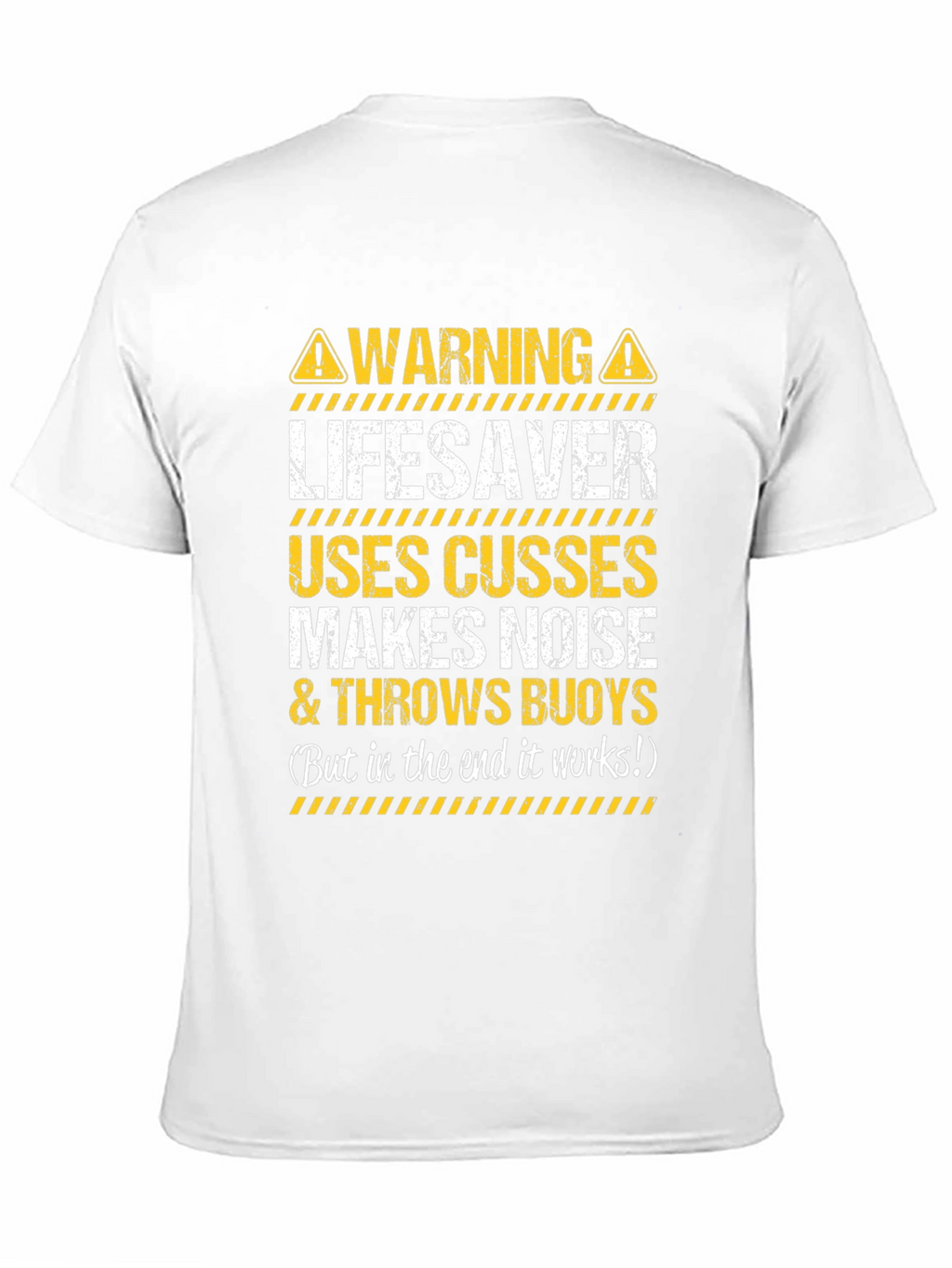 Warning Lifesaver T-Shirt - Funny Rescue Tee