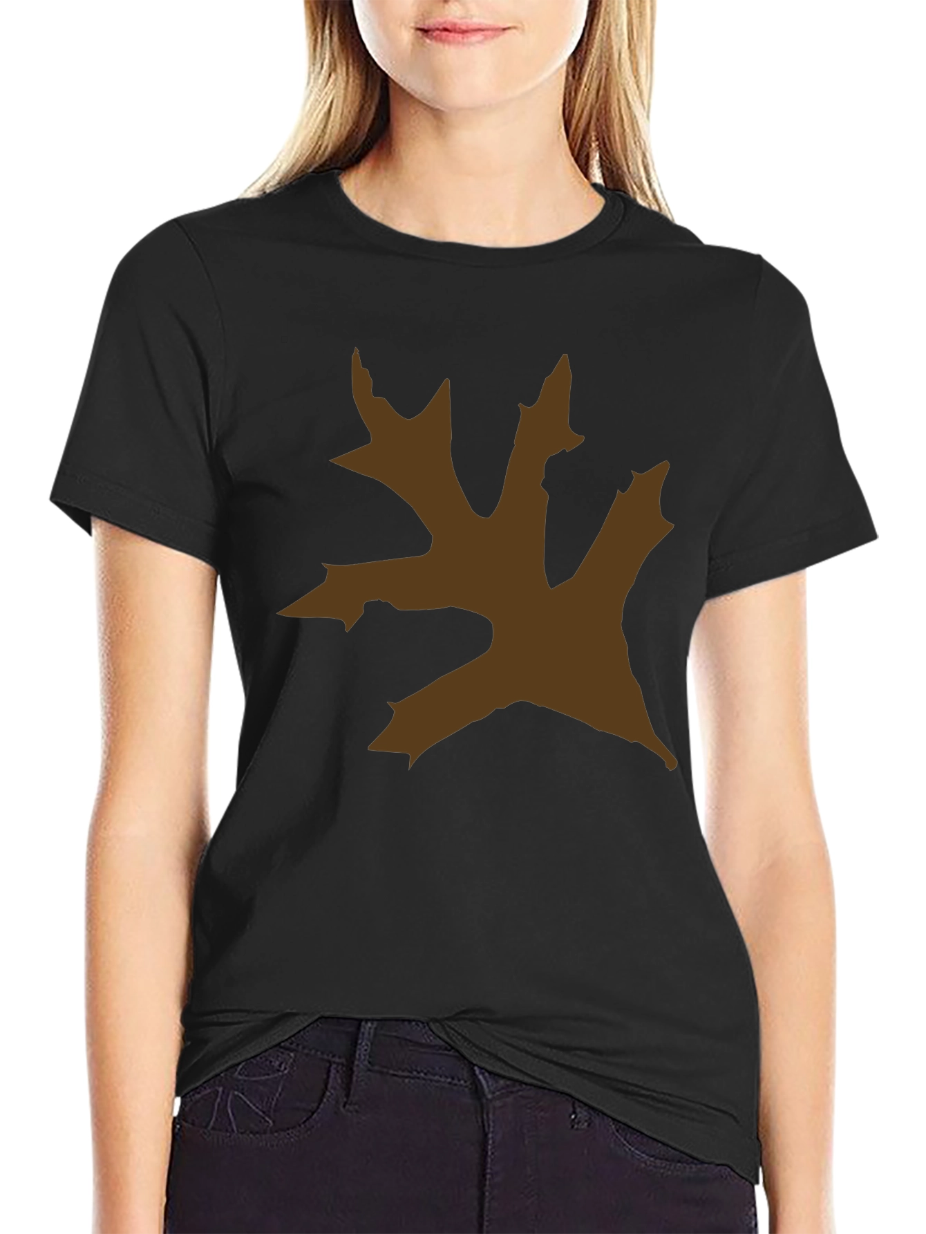 Oak Leaf Graphic Tee - Nature Inspired Style
