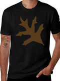 Oak Leaf Graphic Tee - Nature Inspired Style