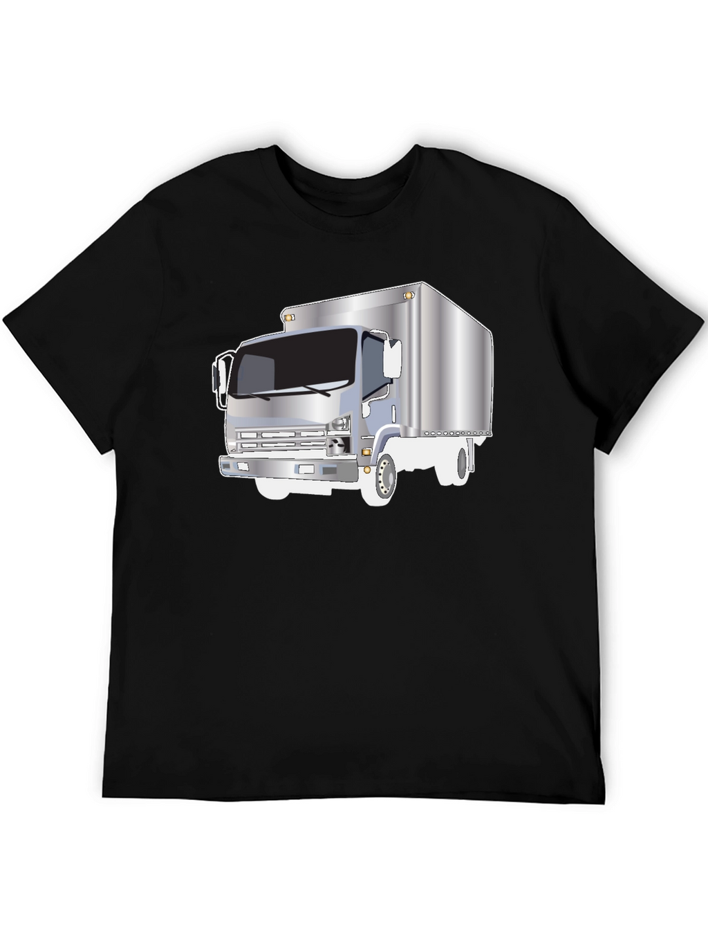 Truck Graphic Tee - Black Cotton Blend