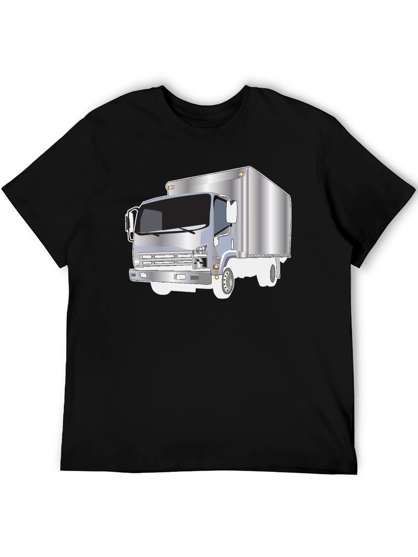 Truck Graphic Tee - Black Cotton Blend