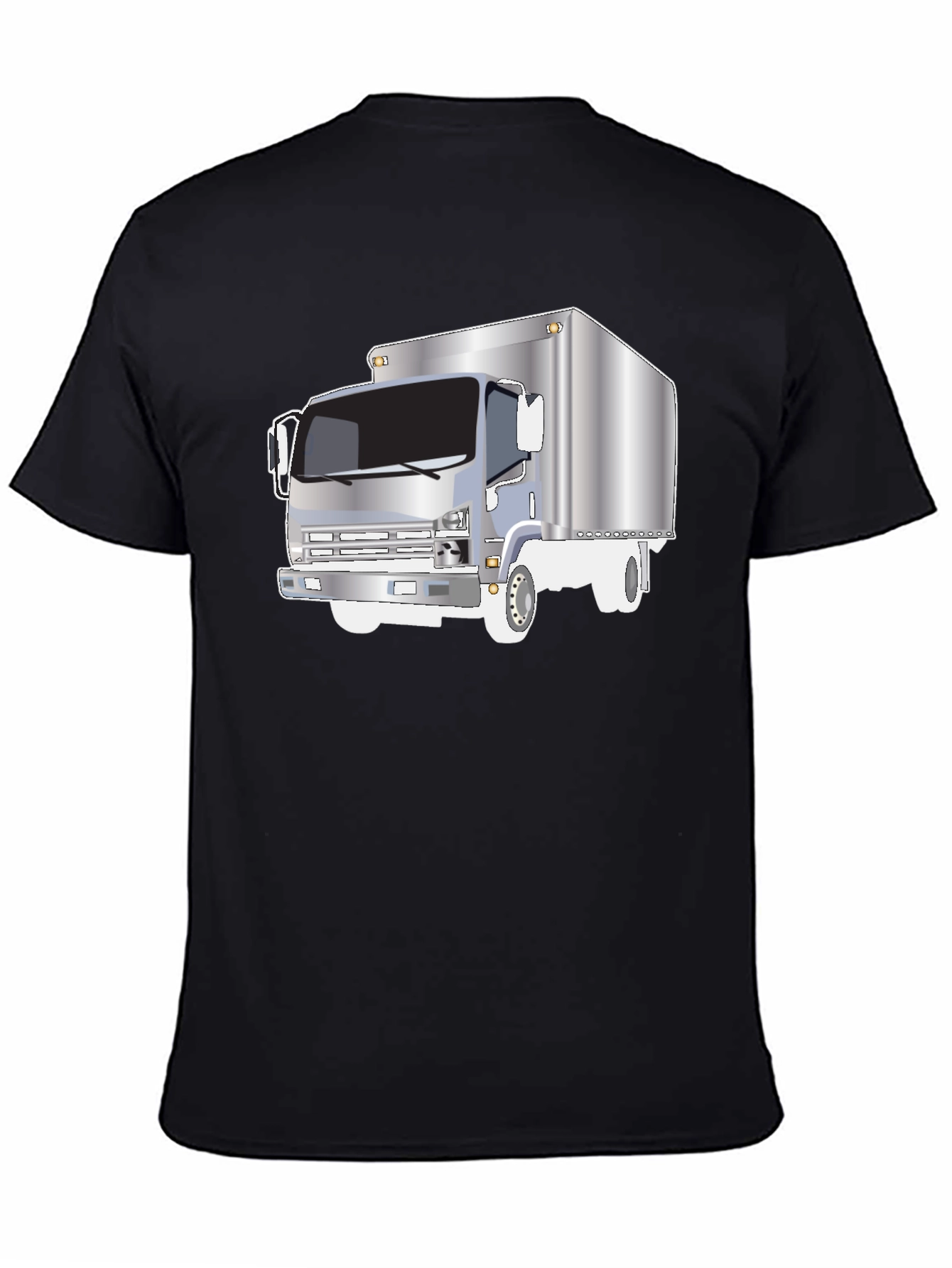 Truck Graphic Tee - Black Cotton Blend