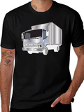 Truck Graphic Tee - Black Cotton Blend