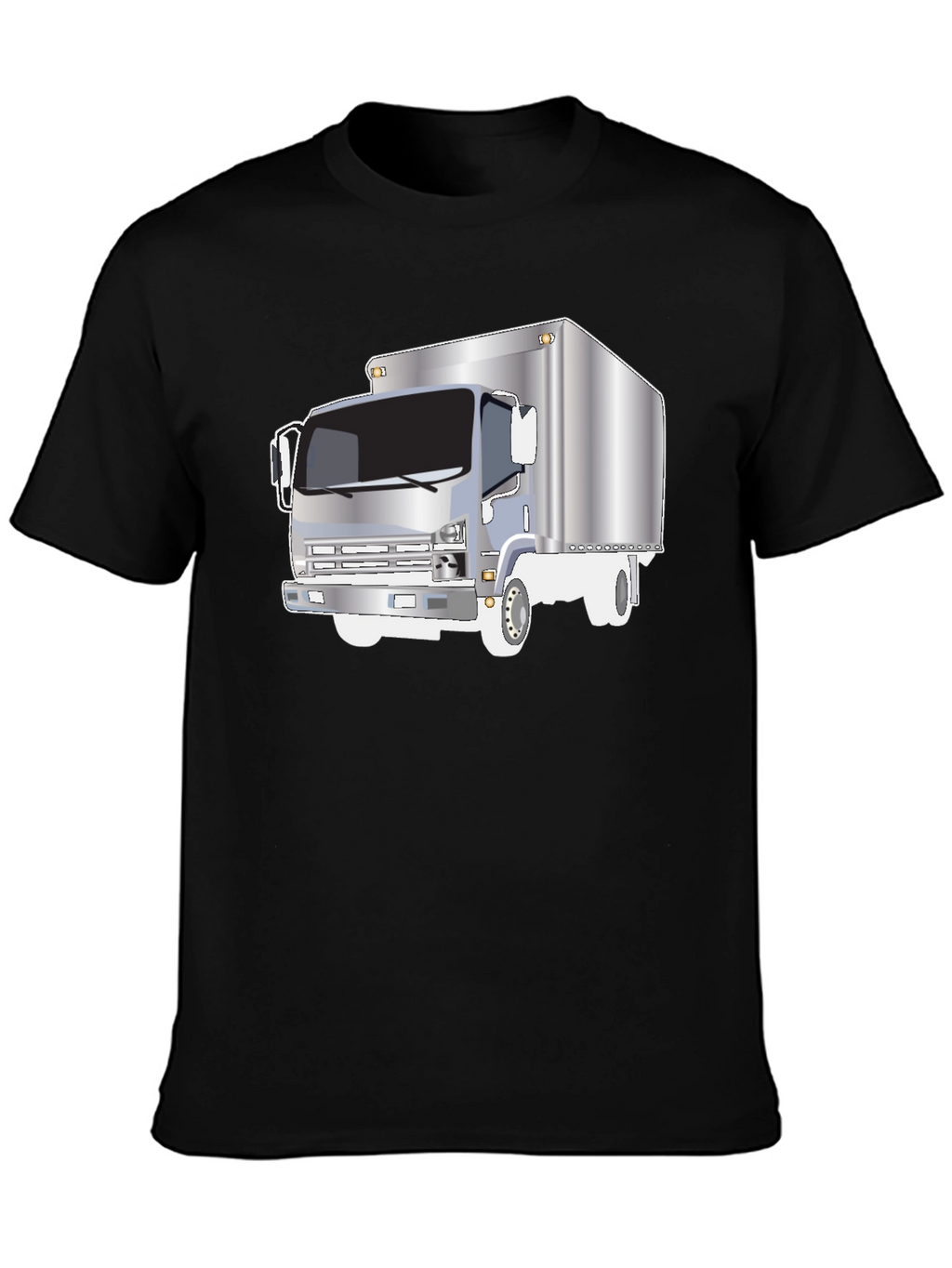 Truck Graphic Tee - Black Cotton Blend