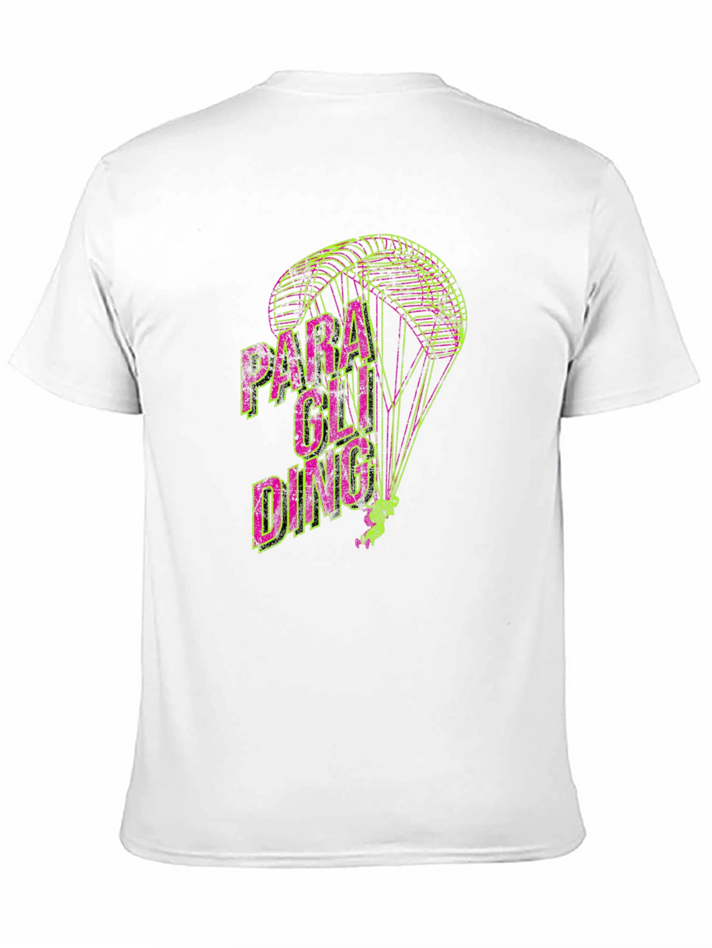 Paragliding Graphic Print T-Shirt | Mens Crew Neck Tee