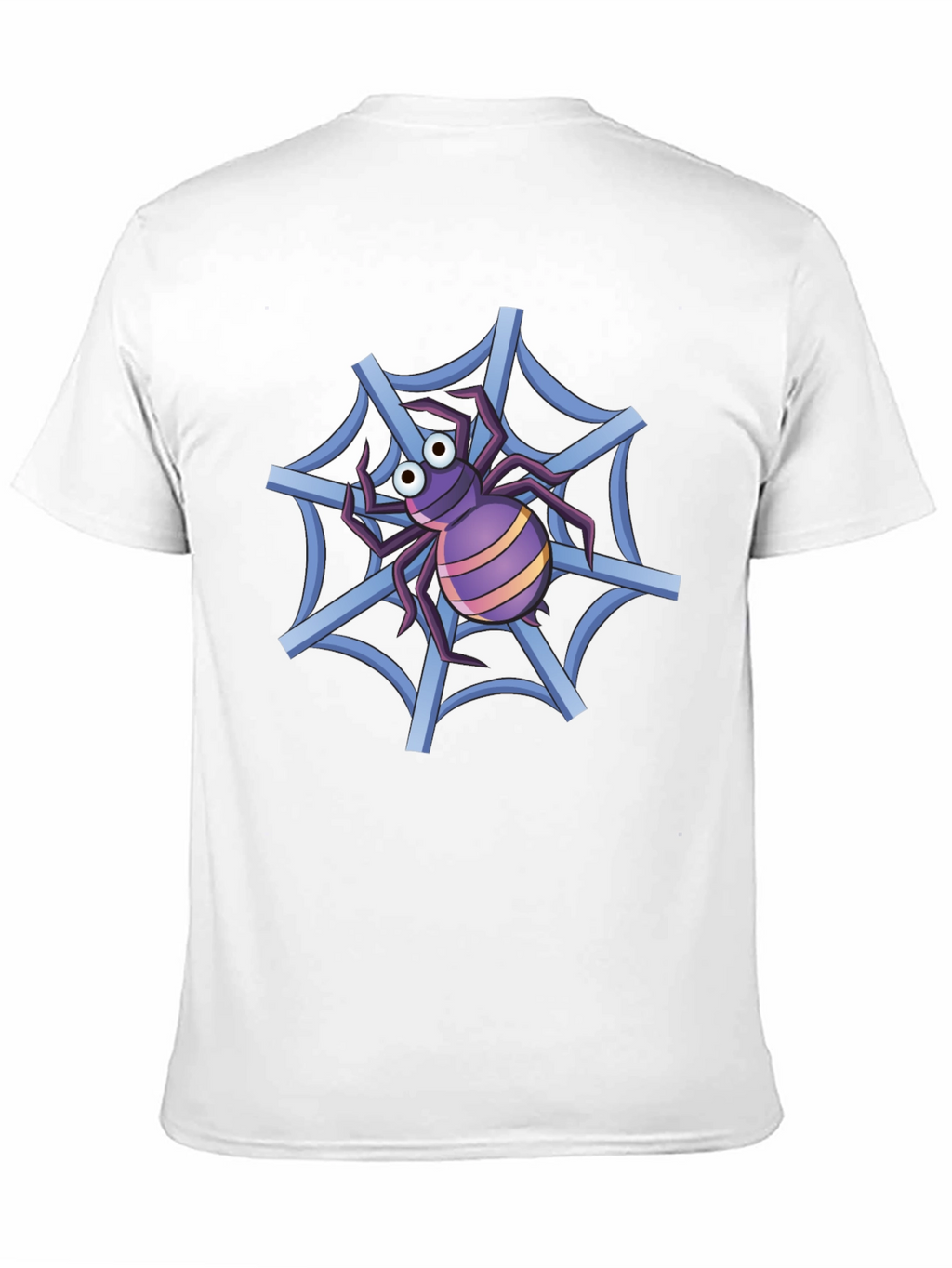 Spider Web T-Shirt - Cartoon Graphic Tee