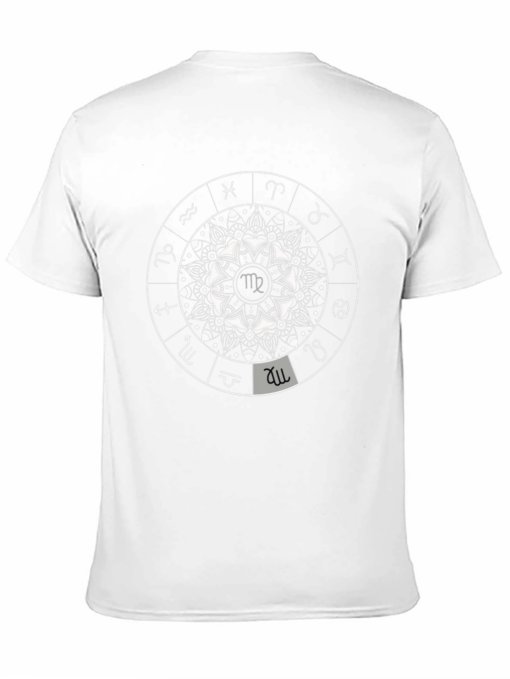 Zodiac Mandala Graphic Tee - Stylish Astrology T-Shirt