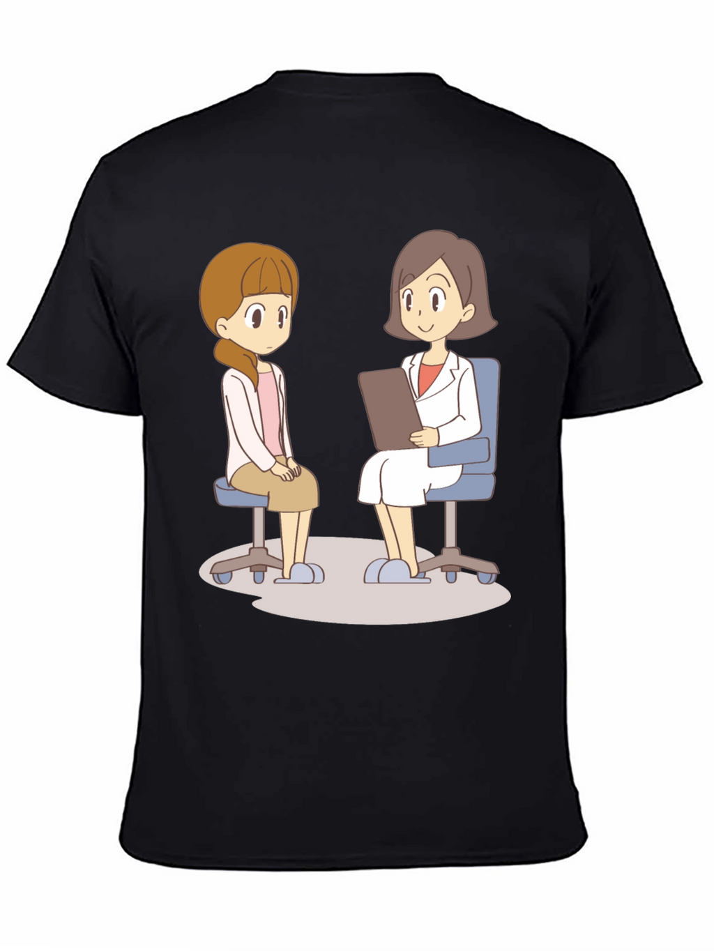 Cartoon Therapy T-Shirt - Mental Health Awareness
