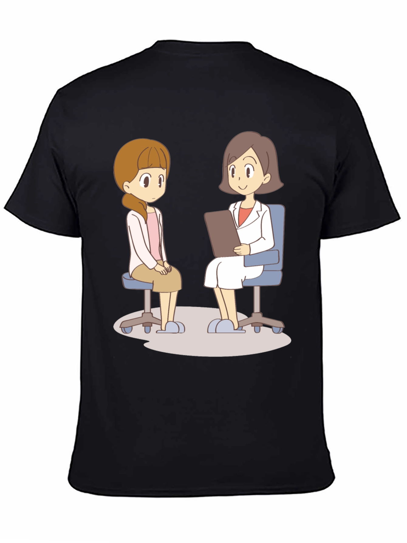 Cartoon Therapy T-Shirt - Mental Health Awareness