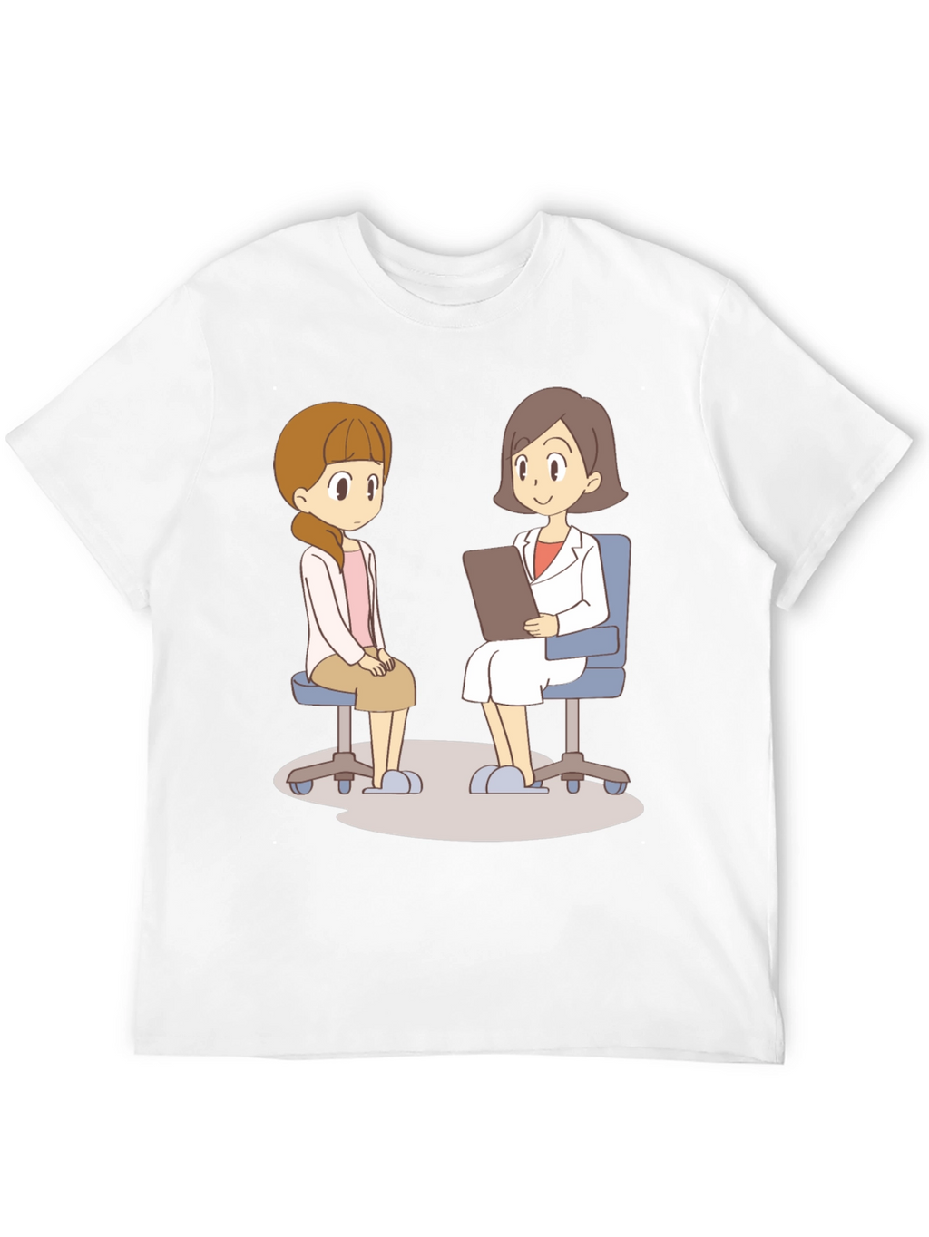 Cartoon Therapy T-Shirt - Mental Health Awareness