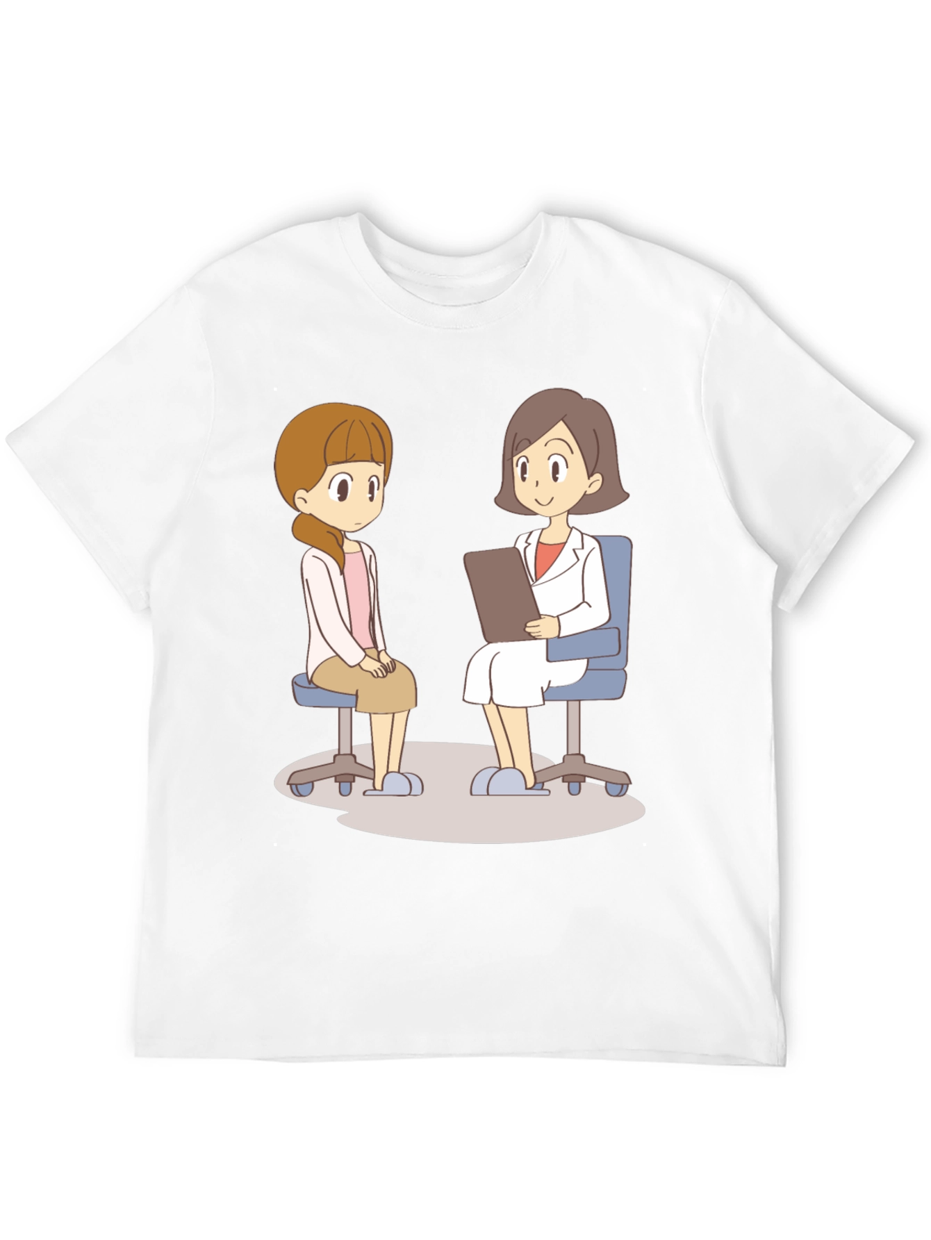 Cartoon Therapy T-Shirt - Mental Health Awareness