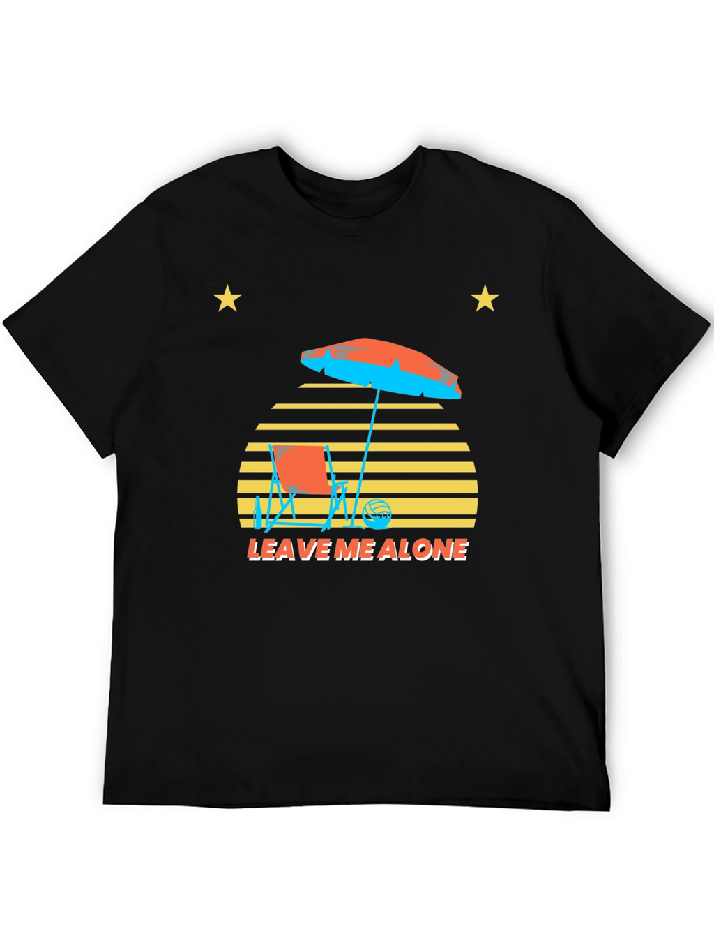Leave Me Alone Graphic T-Shirt - Beach Vibes