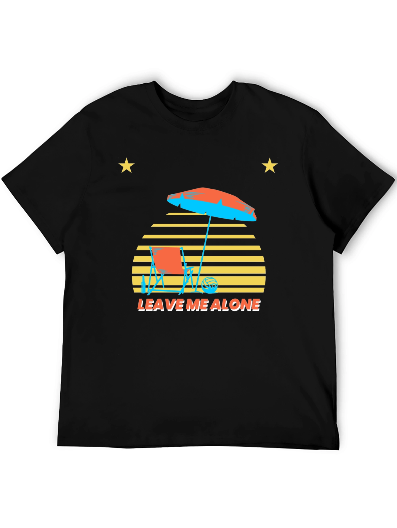 Leave Me Alone Graphic T-Shirt - Beach Vibes