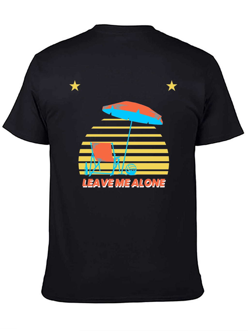 Leave Me Alone Graphic T-Shirt - Beach Vibes