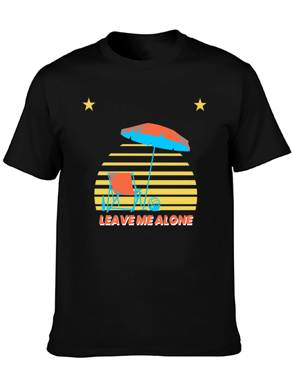 Leave Me Alone Graphic T-Shirt - Beach Vibes