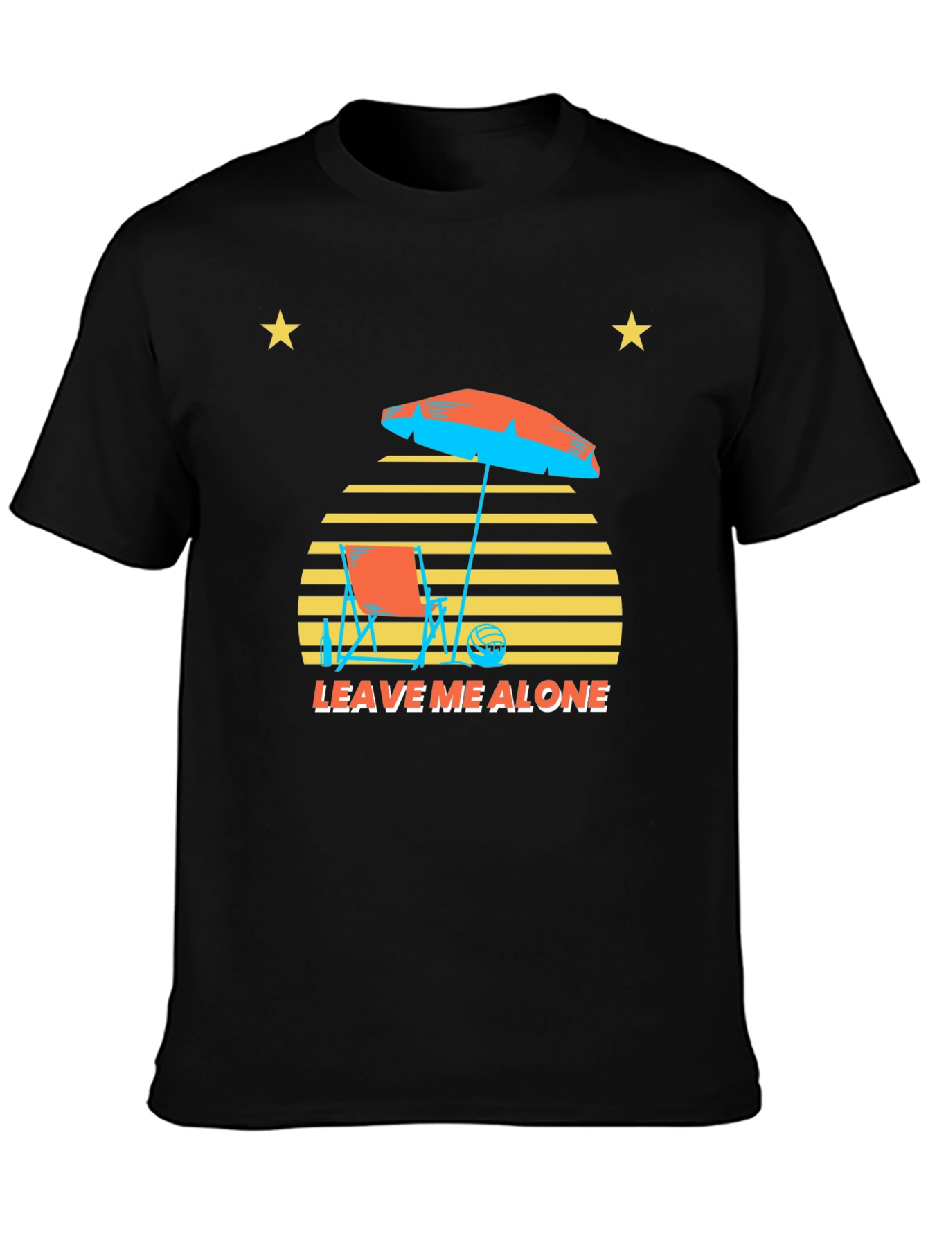 Leave Me Alone Graphic T-Shirt - Beach Vibes