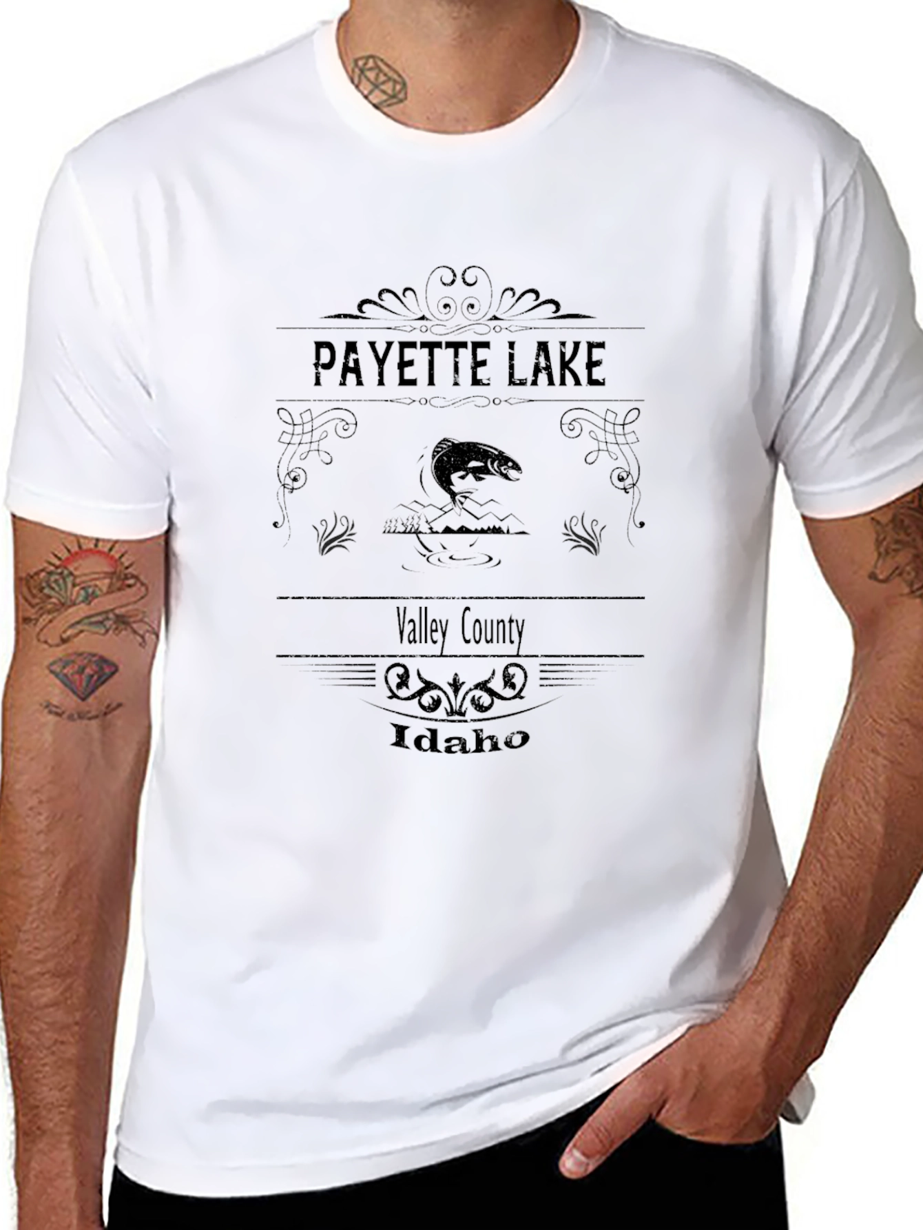 Payette Lake Idaho Graphic T-Shirt
