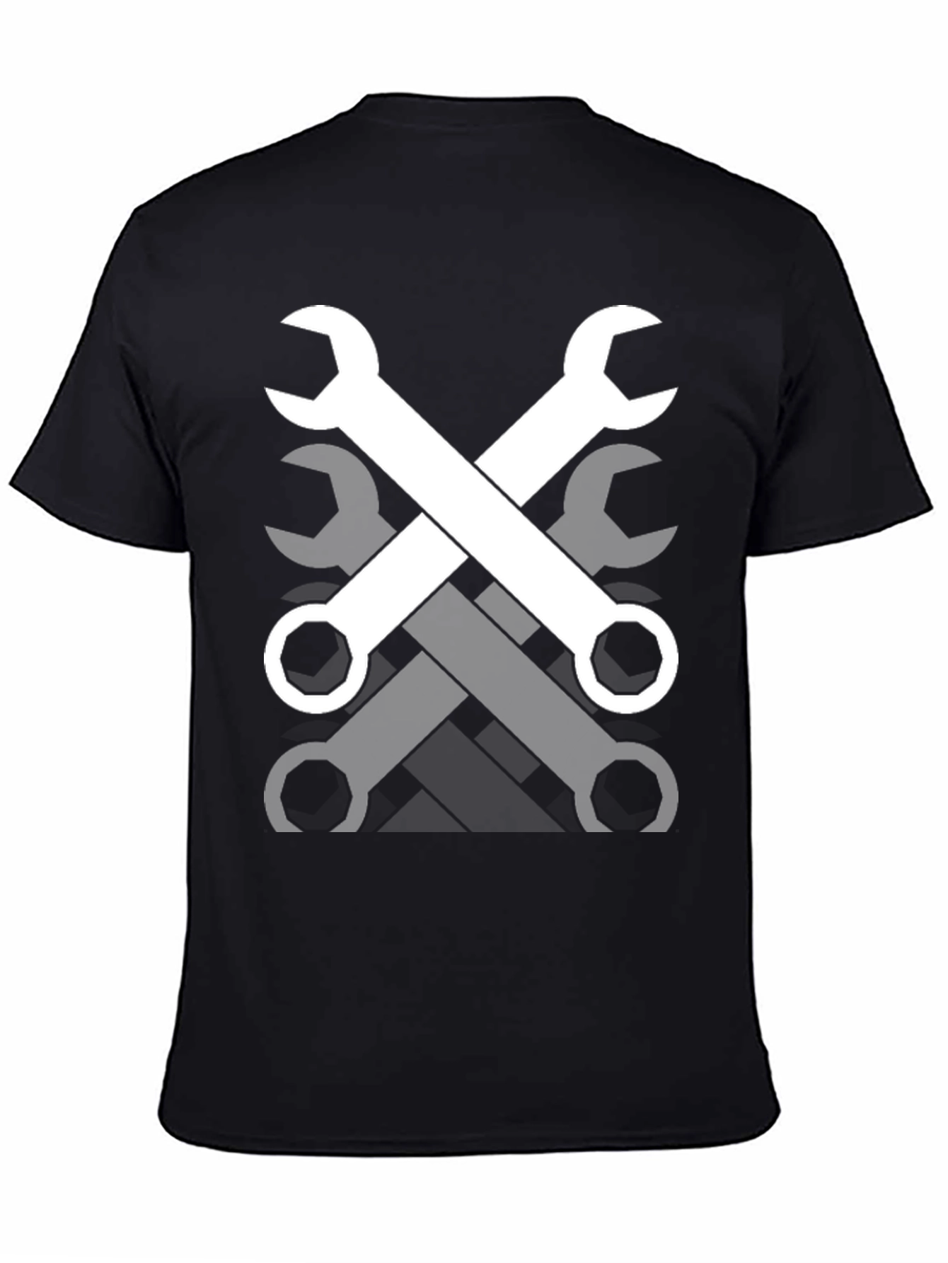 Wrench Graphic T-Shirt - Mechanic Style