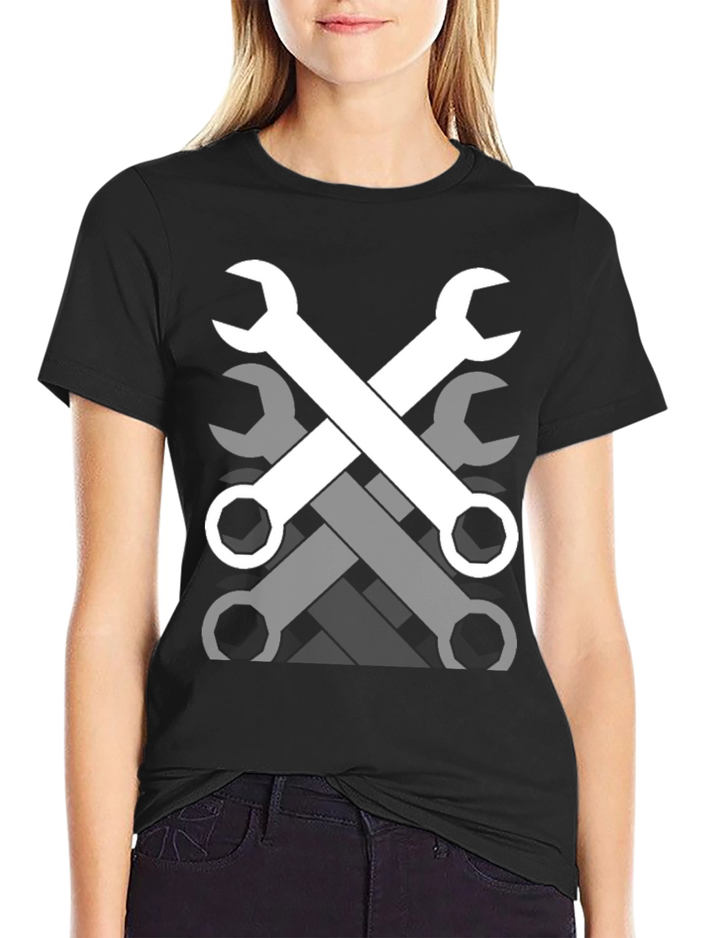 Wrench Graphic T-Shirt - Mechanic Style