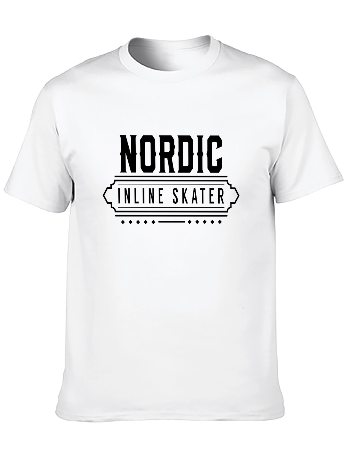 Nordic Inline Skater Black T-Shirt