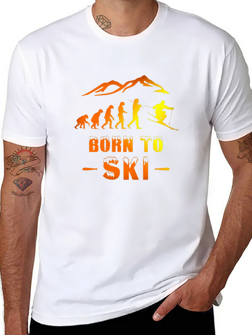 Born to Ski Evolution T-Shirt