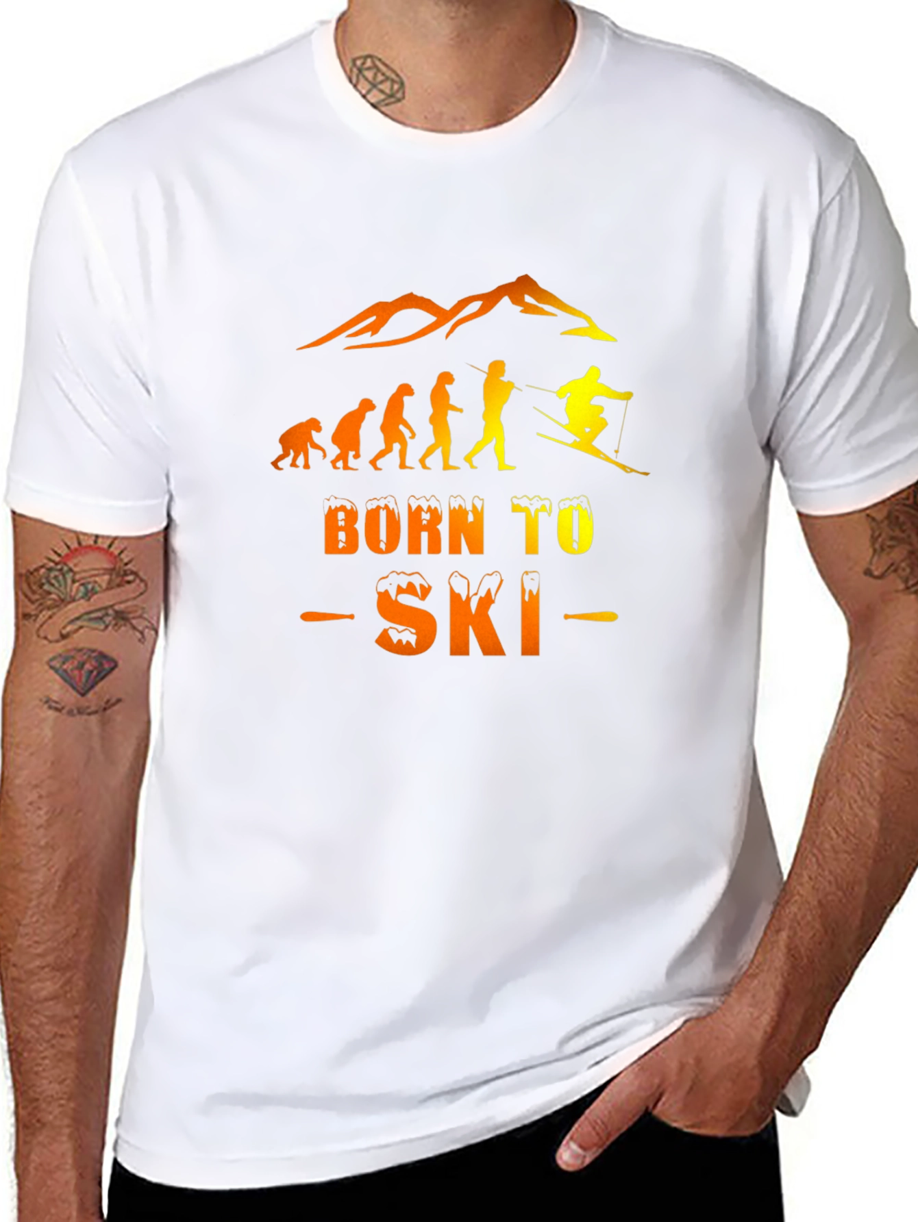 Born to Ski Evolution T-Shirt