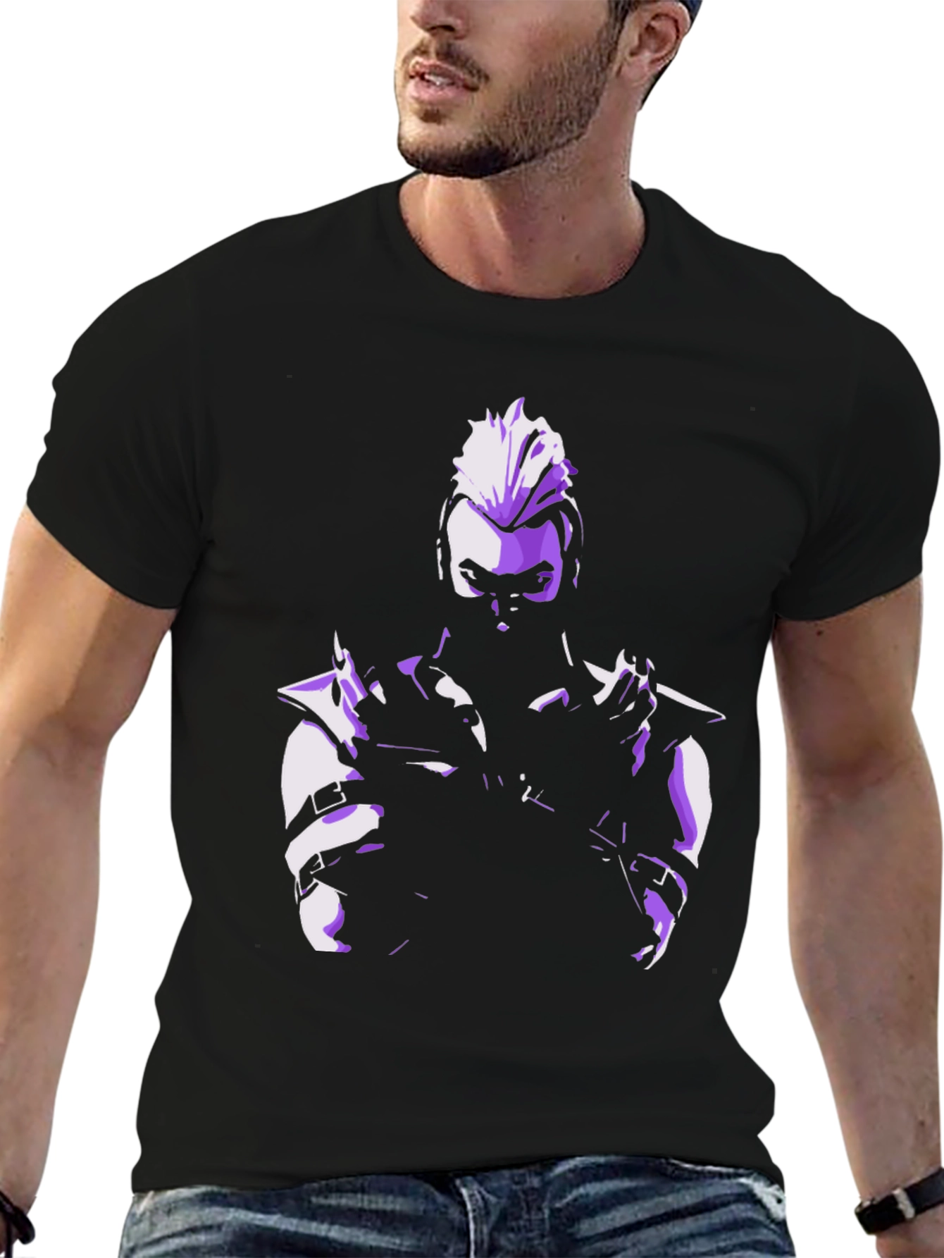 Valorant Inspired Fade T-Shirt - Black