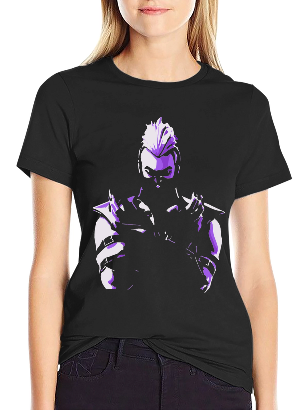 Valorant Inspired Fade T-Shirt - Black