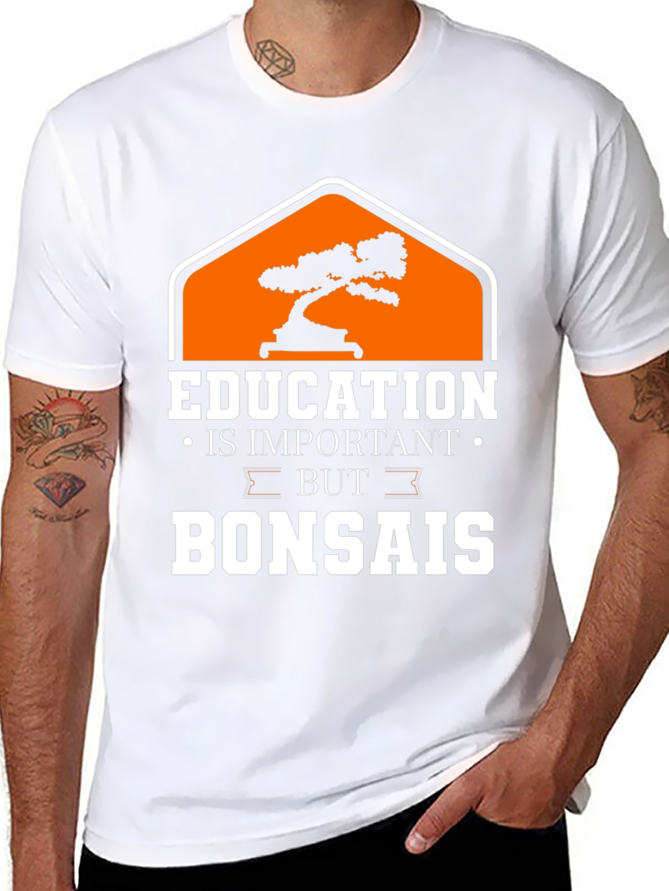 Education Bonsai Graphic T-Shirt